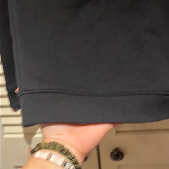 J Crew Long Sleeve sweatshirt with Ruffled tartan Collar and sleeves - Picture 5 of 6